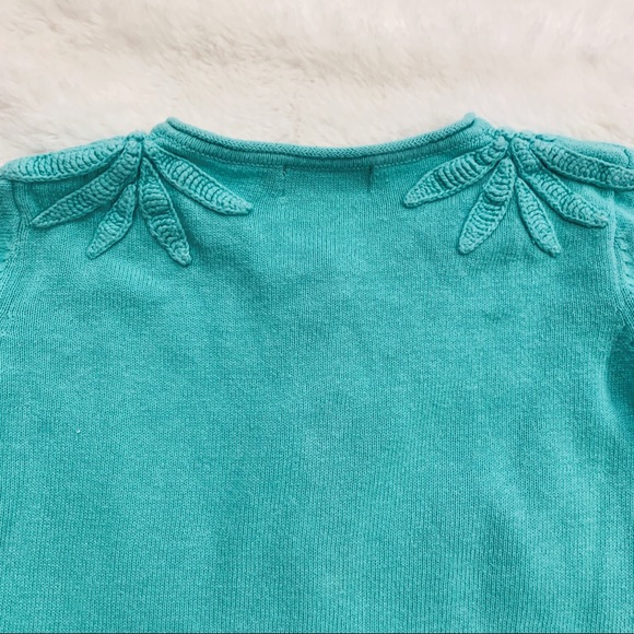 Catimini Girl Teal Cardigan Size 5(110) - Picture 6 of 7